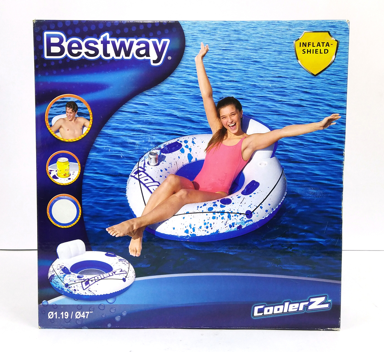 

Надувний пліт Bestway 43108, 119 см