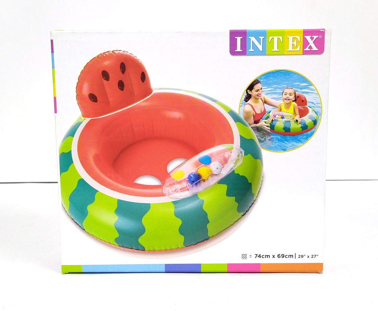 

Intex 56592, Пліт Кавун 74-69 см з трусиками