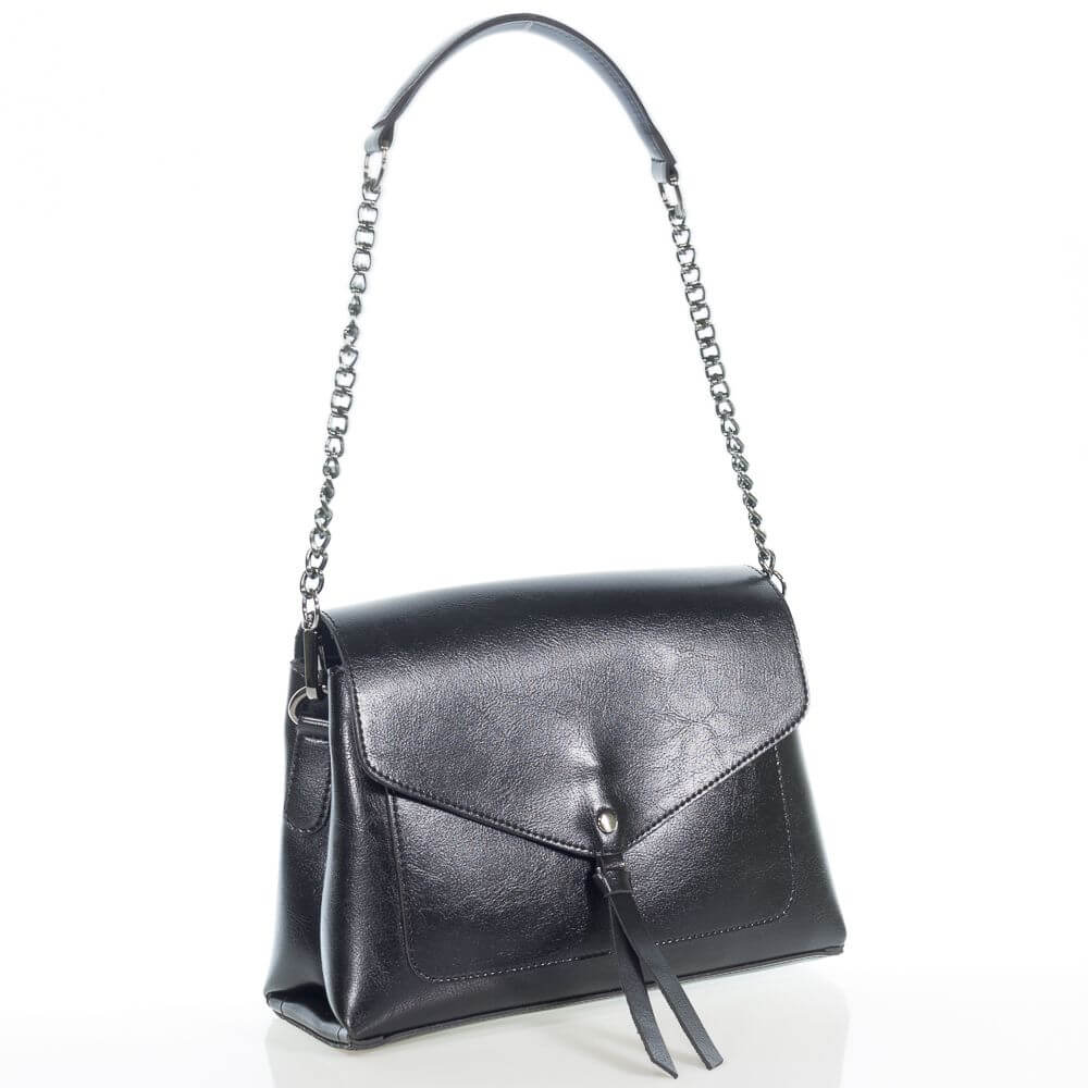 

Сумка женская МИС, на плечо, черная (35570-9)