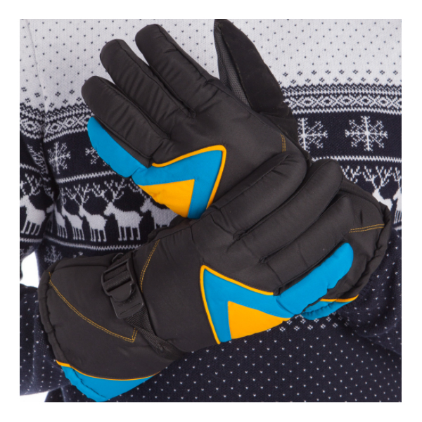 

Горнолыжные перчатки Sky Gloves рукавицы для лыж с резинкой для фиксации