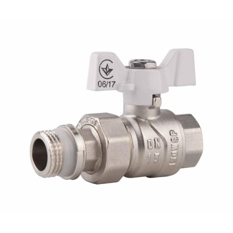 

Кран шаровой SD Forte 3/4" с антипротечкой прямой (SF222W20)