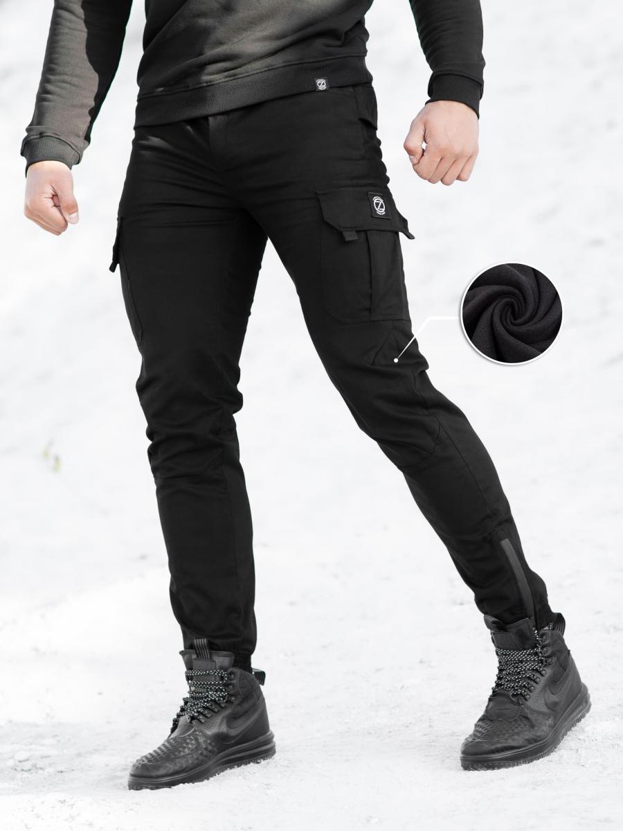 

Теплые карго штаны BEZET Warrior black - XXXL