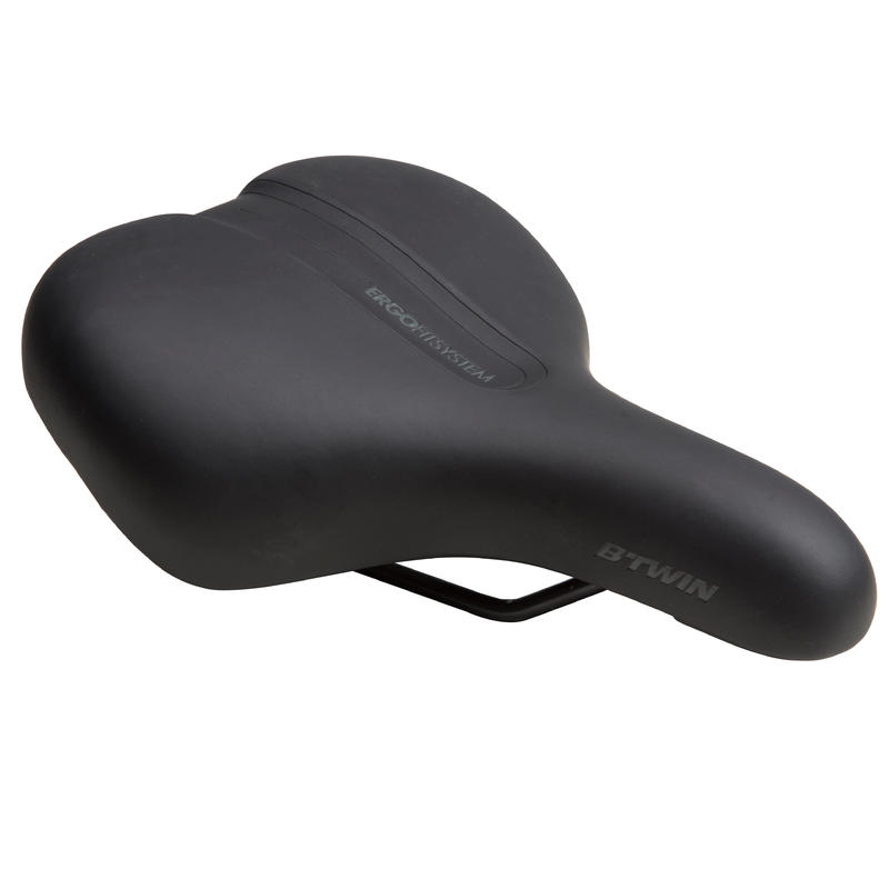 

Велосипедное Седло/Сиденье Btwin SPORT 255 мм x 195 мм Черное