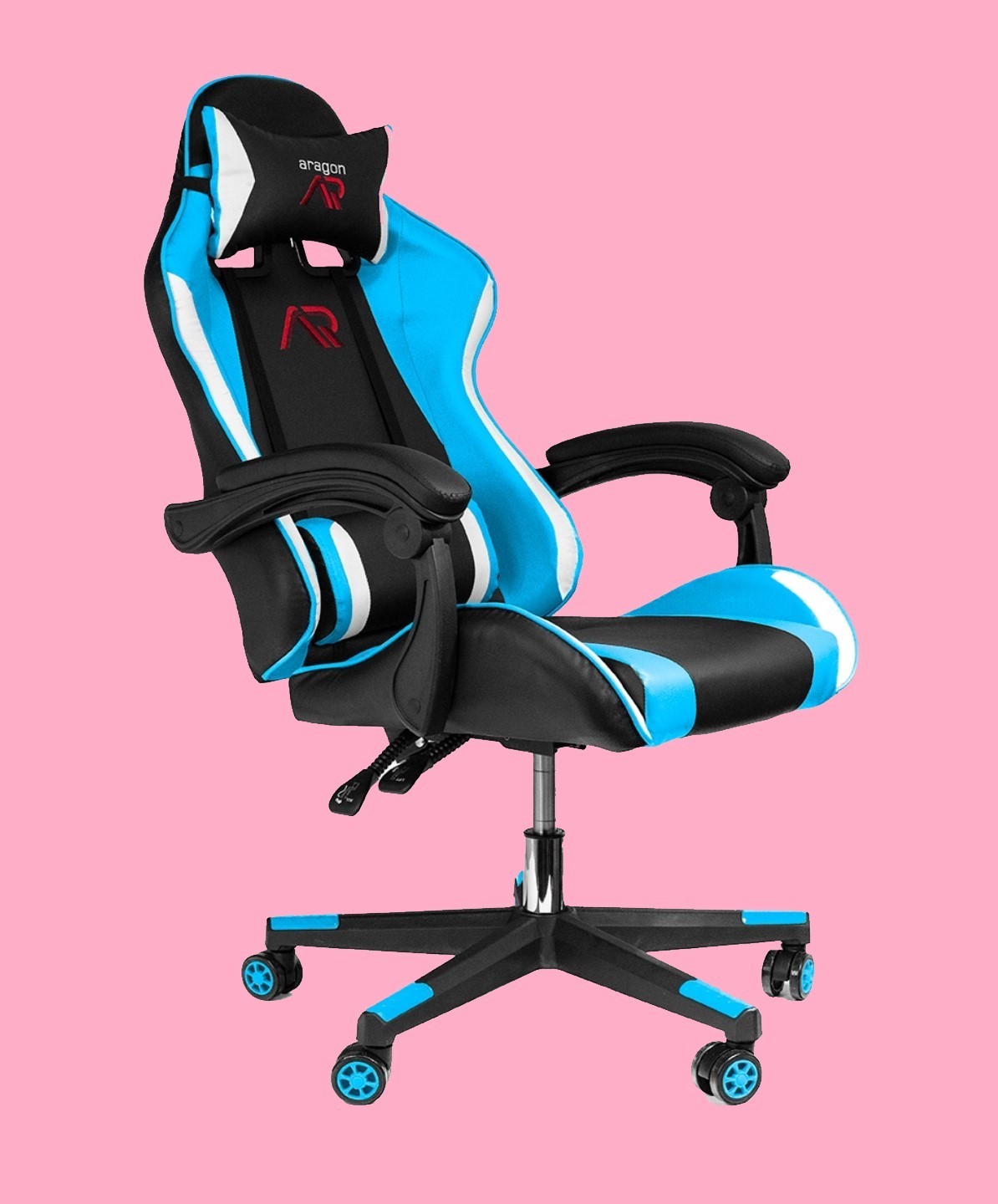 

​Компьютерное кресло для геймера AR Dragon BLUE + коврик под мышь в подарок