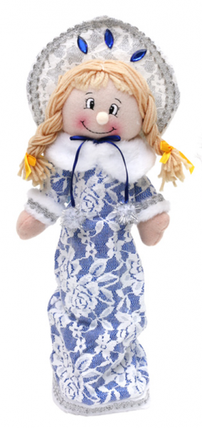 

Новогодний декор Bon для бутылки Снегурочка, 44см 778-110 (IR06994)