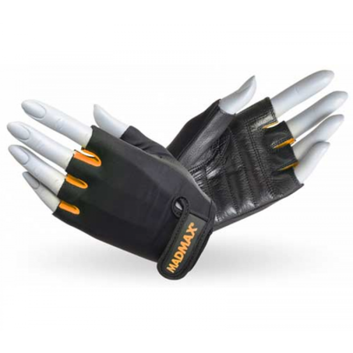 

Перчатки для фитнеса MadMax Rainbow MFG-251 black/neon orange Размер М (197546)