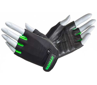 

Перчатки для фитнеса Mad Max RAINBOW MFG 251 black/green размер S (197542)