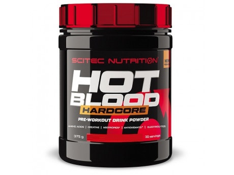 

Предтренировочный комплекс Hot Blood Hardcore Scitec Nutrition, 375 грамм Апельсин (296541)