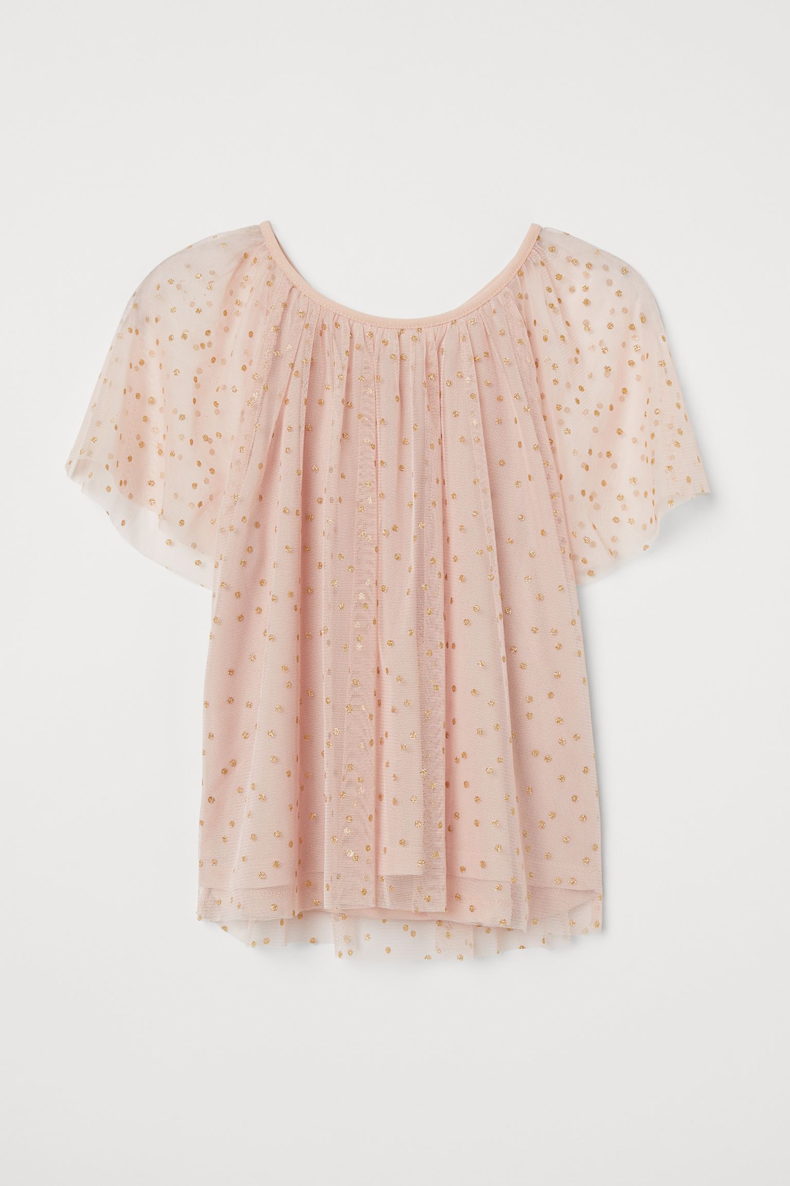 

Блуза H&M 146 152см пудровый горох 2411793170