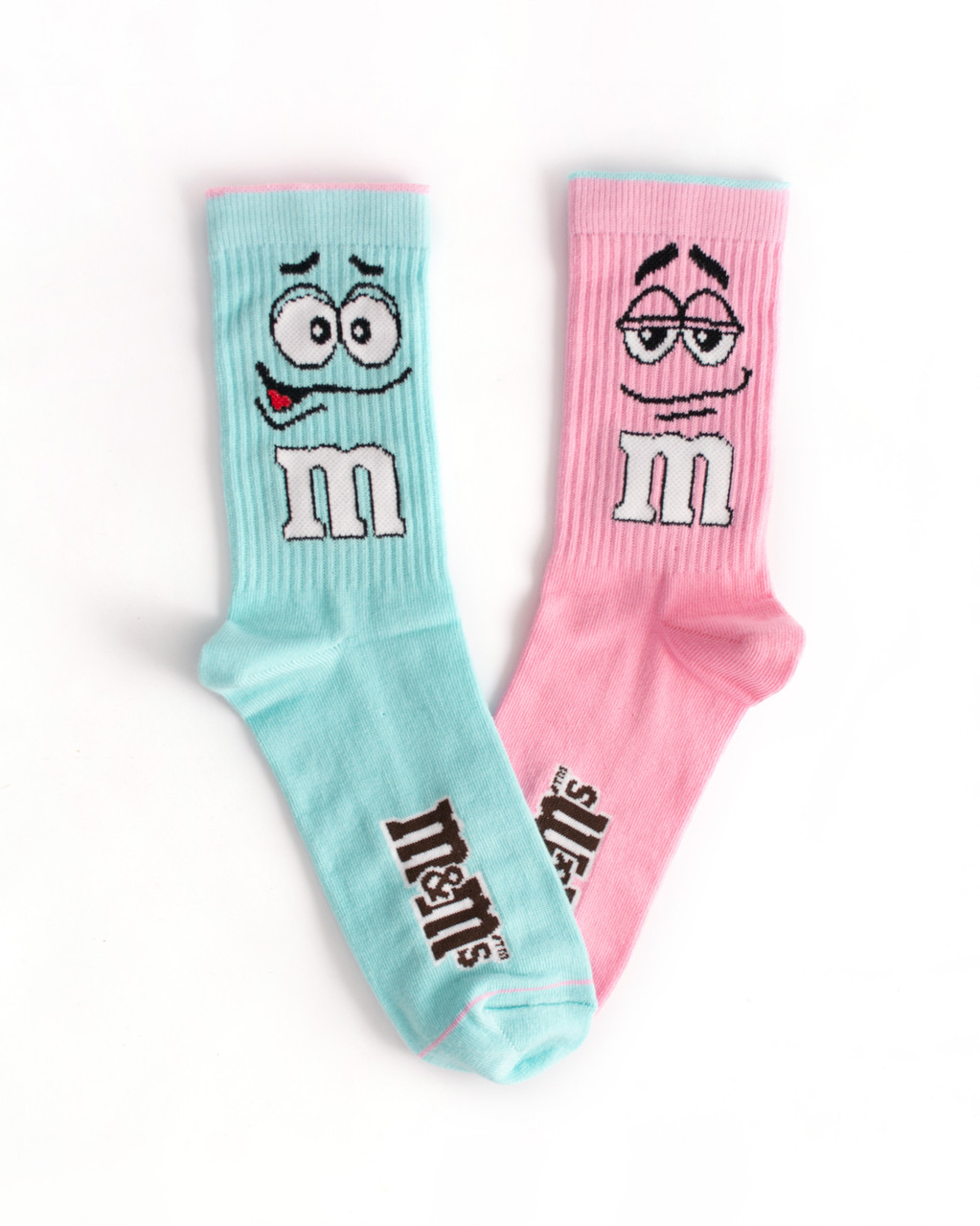 

Носки из высококачественного хлопка с оригинальным принтом "M&M's" Розовый / Бирюзовый Maybel, Носки из высококачественного хлопка с оригинальным принтом "M&M's" Розовый / Бирюзовый Maybel 36-40