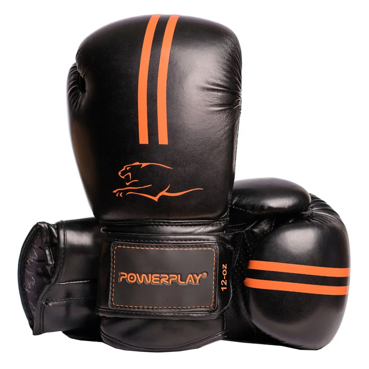 

Боксерские перчатки PowerPlay 3016 Black-Orange 12 унций