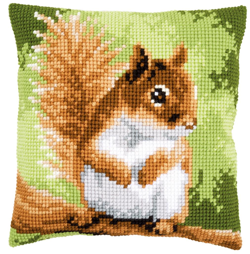 

Набор для вышивания крестом (подушка) Vervaco Squirrel Белка PN-0157491
