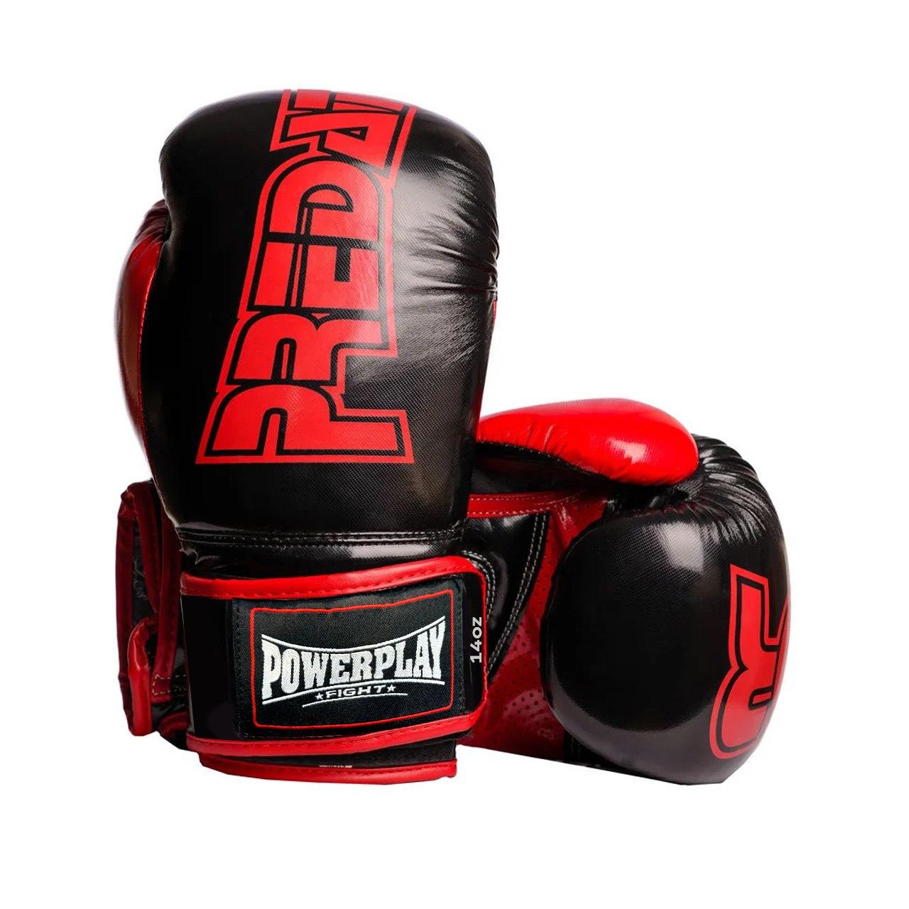 

Боксерские перчатки PowerPlay 3017 Black 16 унций