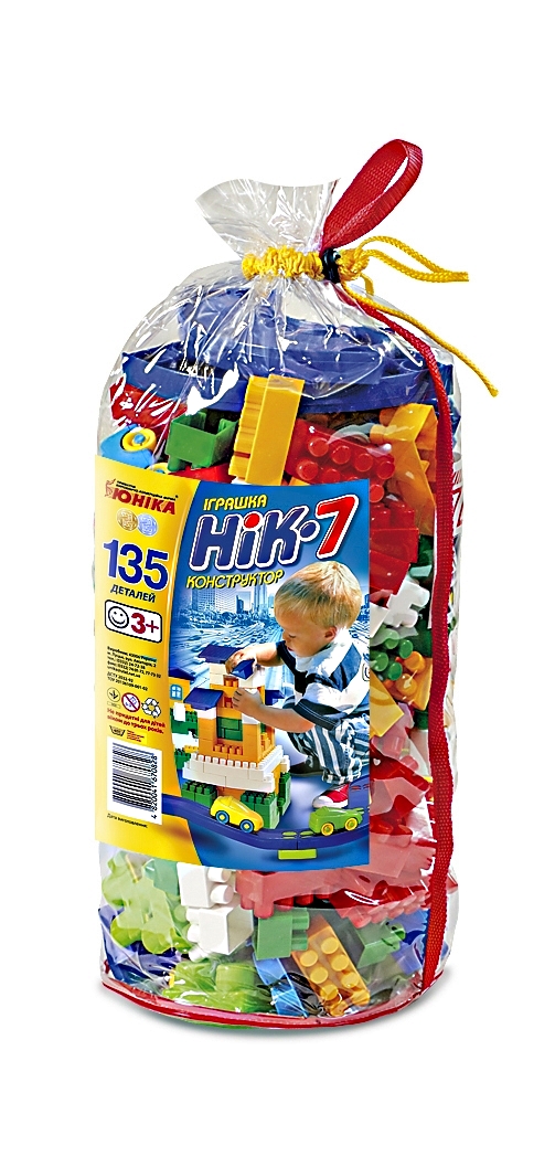 

Конструктор «НИК-7» 135 деталей(0941)