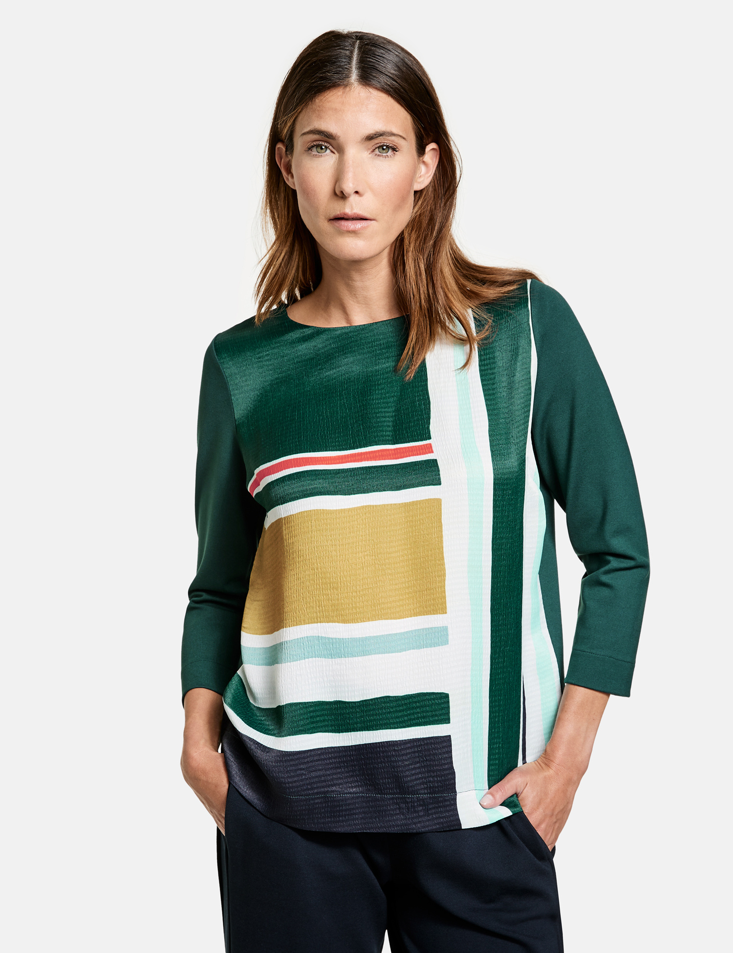 

Лонгслив Gerry Weber  Зеленый 570037.44101, Лонгслив Gerry Weber 42 Зеленый 570037.44101