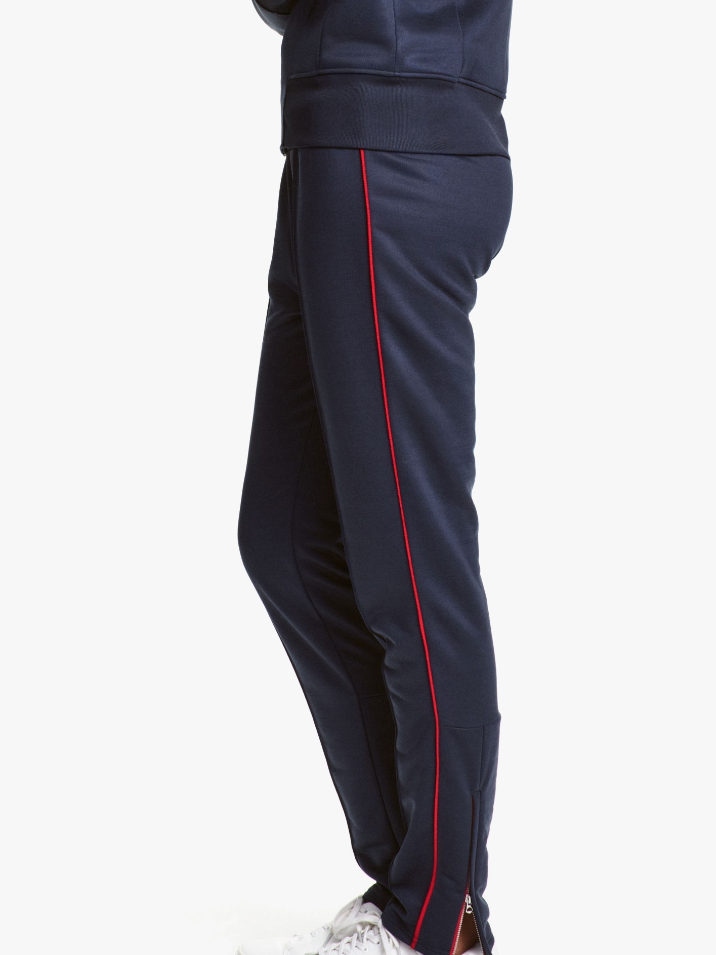 

Спортивные брюки H&M XAZ159277ELFF 42 Темно-синие с красным