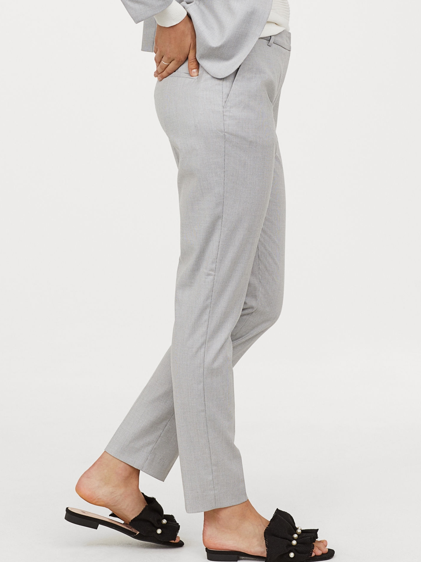 

Брюки H&M XAZ111381LKKR  Светло-серые, Брюки H&M XAZ111381LKKR 40 Светло-серые