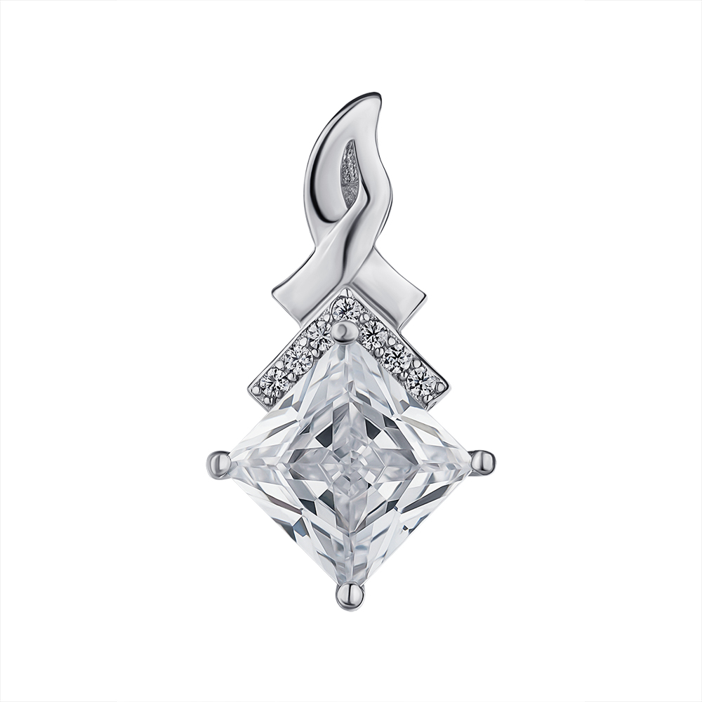 

Серебряная подвеска с фианитами 000147680