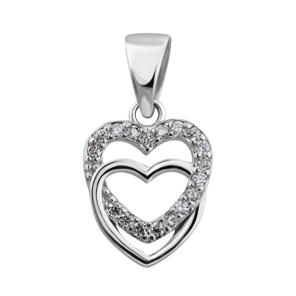 

Серебряная подвеска с фианитами 000132510