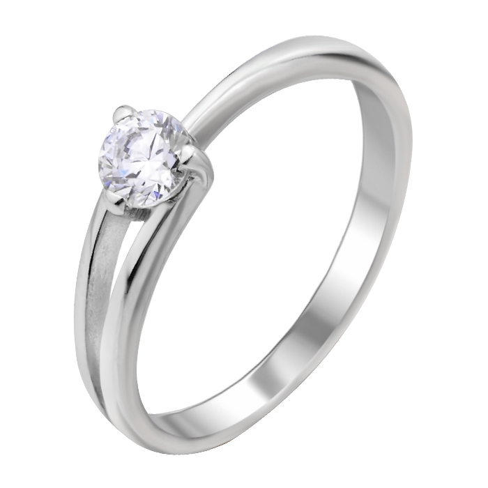 

Серебряное кольцо с фианитом S Zirconia 000103121 15 размера