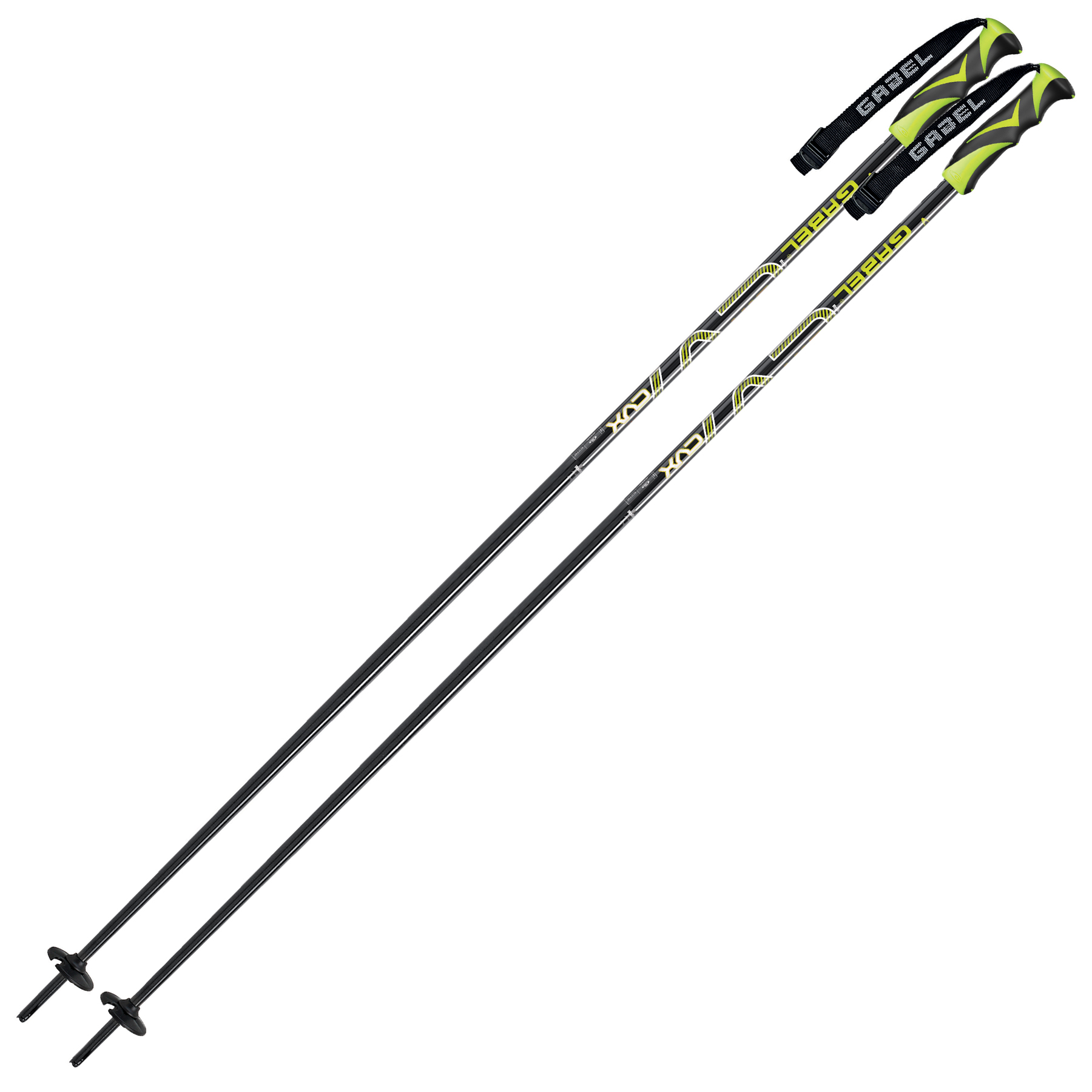 

Палки лыжные Gabel CVX Black/Lime 130 (7008140071300)