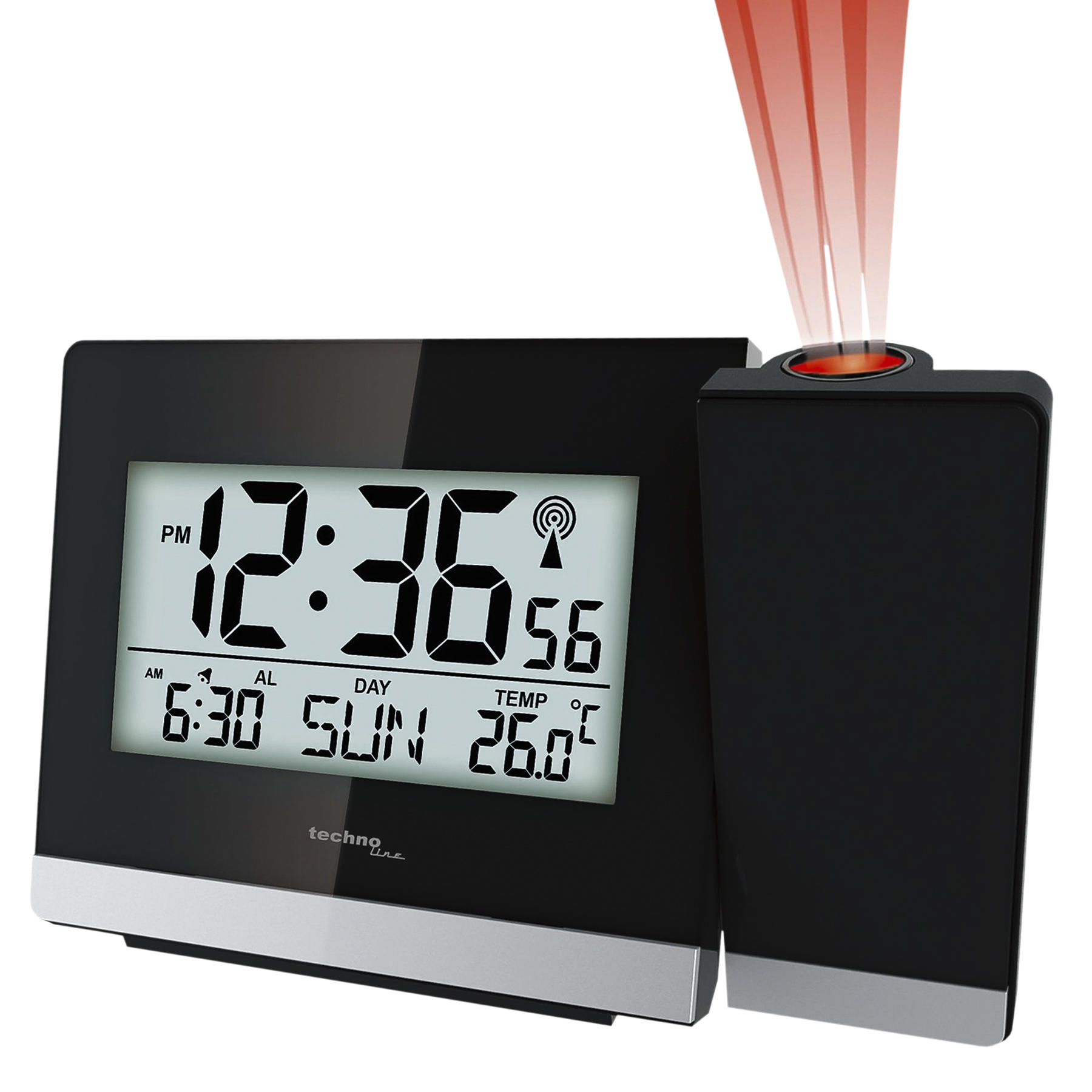 

Часы проекционные Technoline WT536 Black