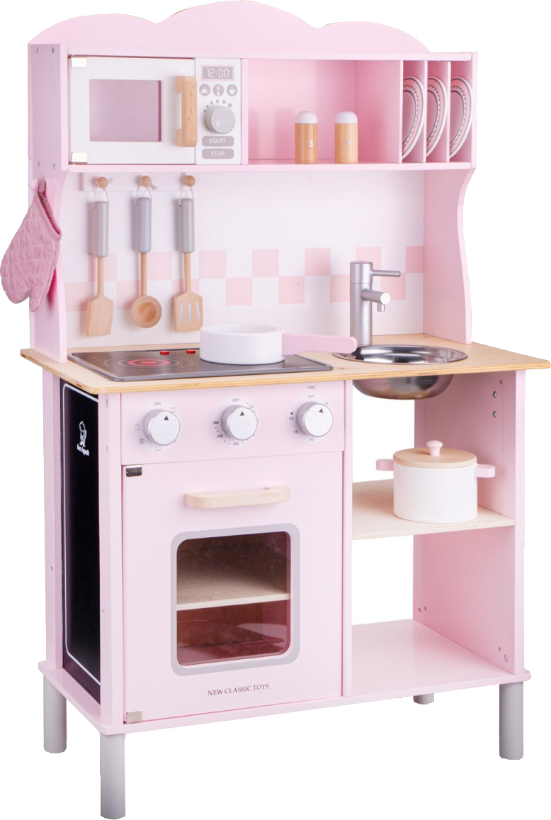 

Игрушечная кухня New Classic Toys Bon Appetit Modern Розовая (8718446110673)