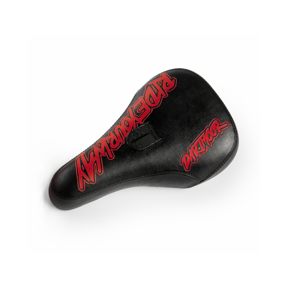 

Седло Dartmoor Streetfighter, steel rails, black/Red Devil eco-leather