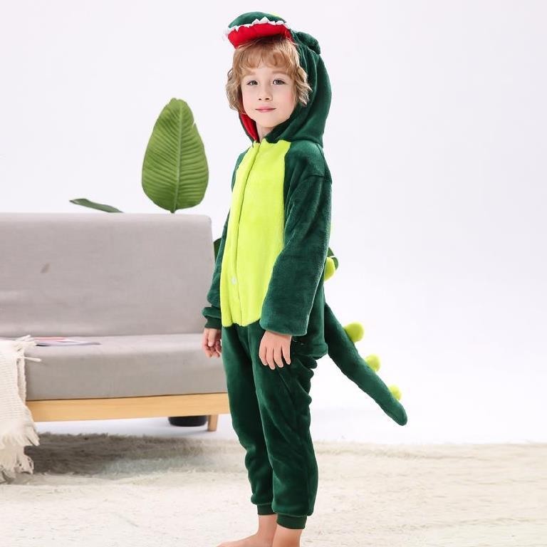 Пижама Кигуруми Слип Для Мальчиков Kigurumi Крокодил Динозавр Дракон ...