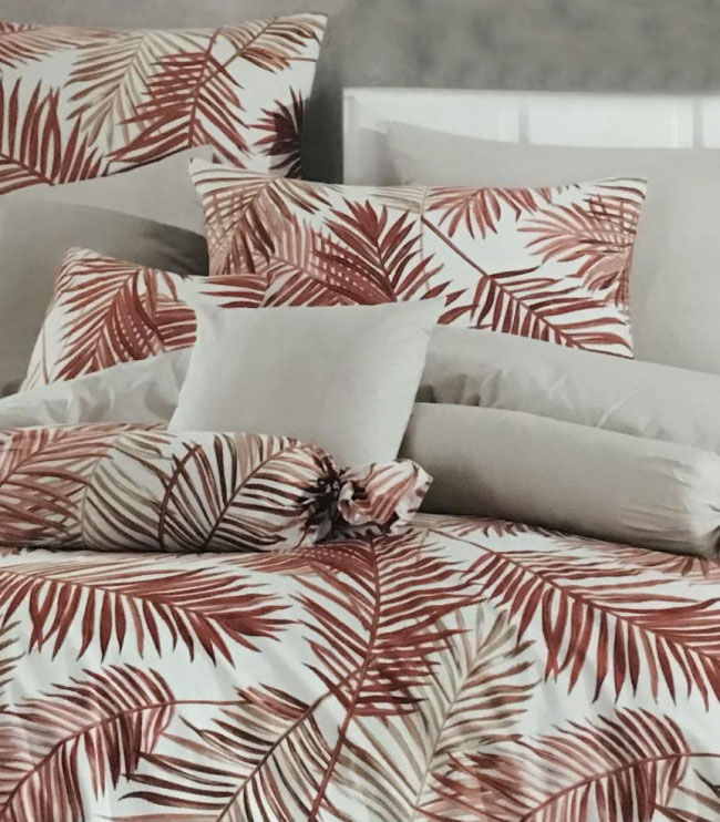 

Комплект постельного белья Zugo Home Ранфорс Palm Kahve 200x220 (ts-02898)