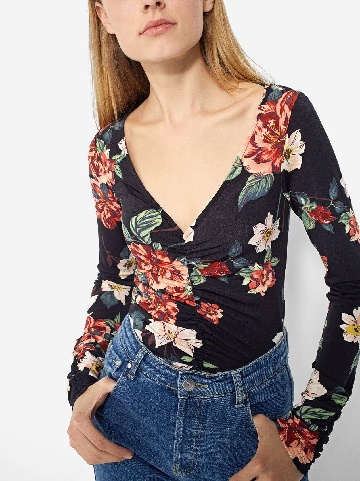 

Лонгслив Stradivarius XAZ132770OOBN  Черный, Лонгслив Stradivarius XAZ132770OOBN S Черный