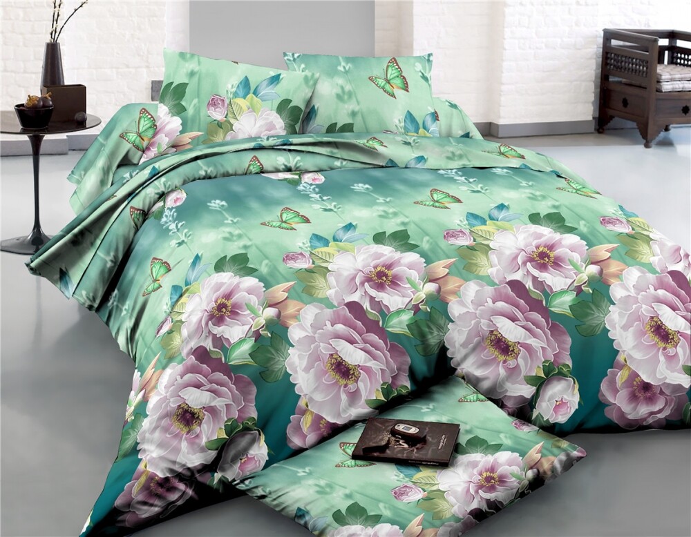 

Комплект постельного белья Сатин Делюкс ДИКАЯ РОЩА двуспальный 175х215 см, наволочки 70*70