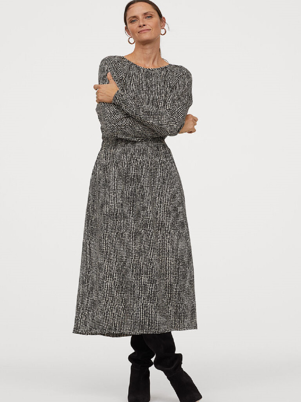 

Платье H&M 03-0812683-011 XL Черное (СА2000001688335)