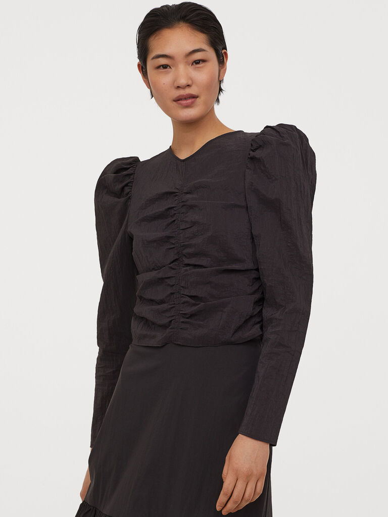

Блузка H&M 11-0861036-018  Черная (СА2000001881446, Блузка H&M 11-0861036-018 40 Черная (СА2000001881446)