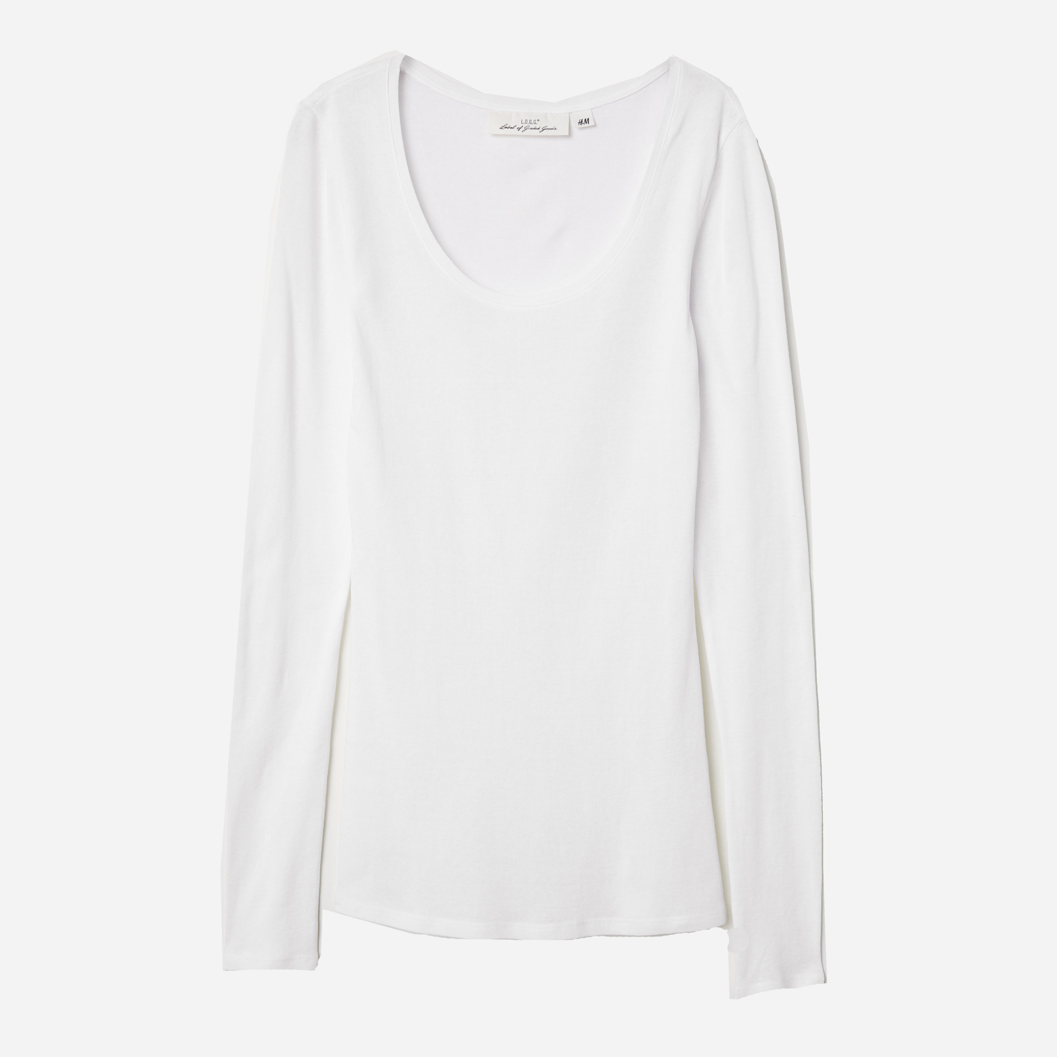 

Лонгслив H&M 04-0515991-002 S Белый (СА2000001179550)