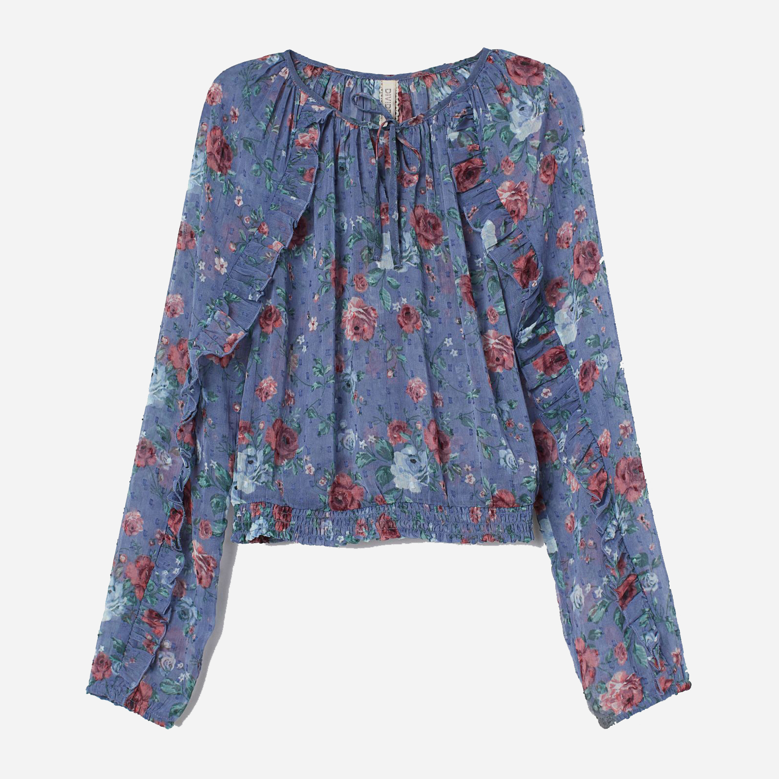

Блузка H&M 11-0669809-001  Синяя (СА2000001883945, Блузка H&M 11-0669809-001 34 Синяя (СА2000001883945)