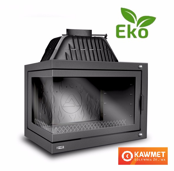 

Топка для камина Kaw-Met W17 с левым стеклом (16.1 kW) EKO чугунная