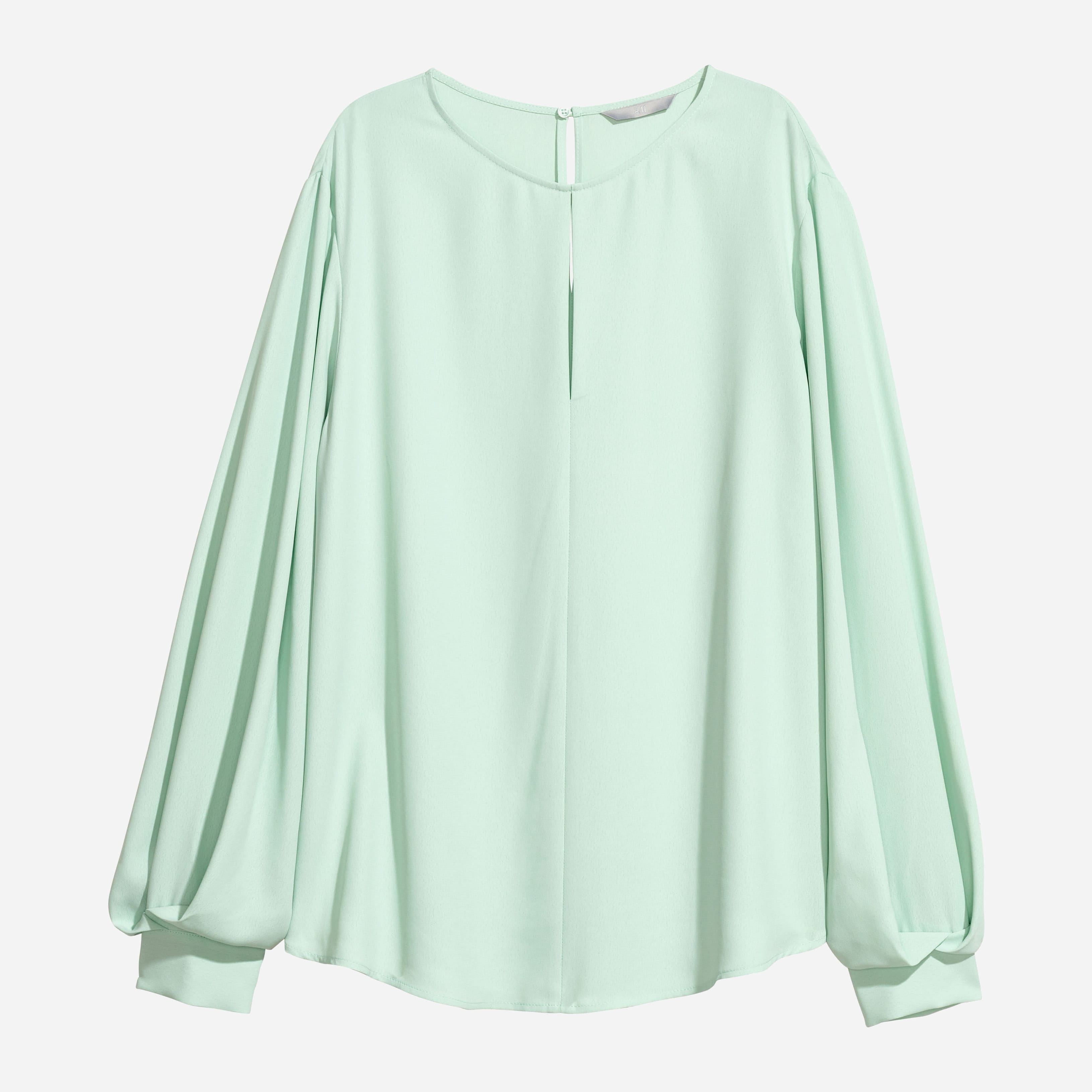 

Блузка H&M XAZ127229AHNX  Мятная, Блузка H&M XAZ127229AHNX 38 Мятная