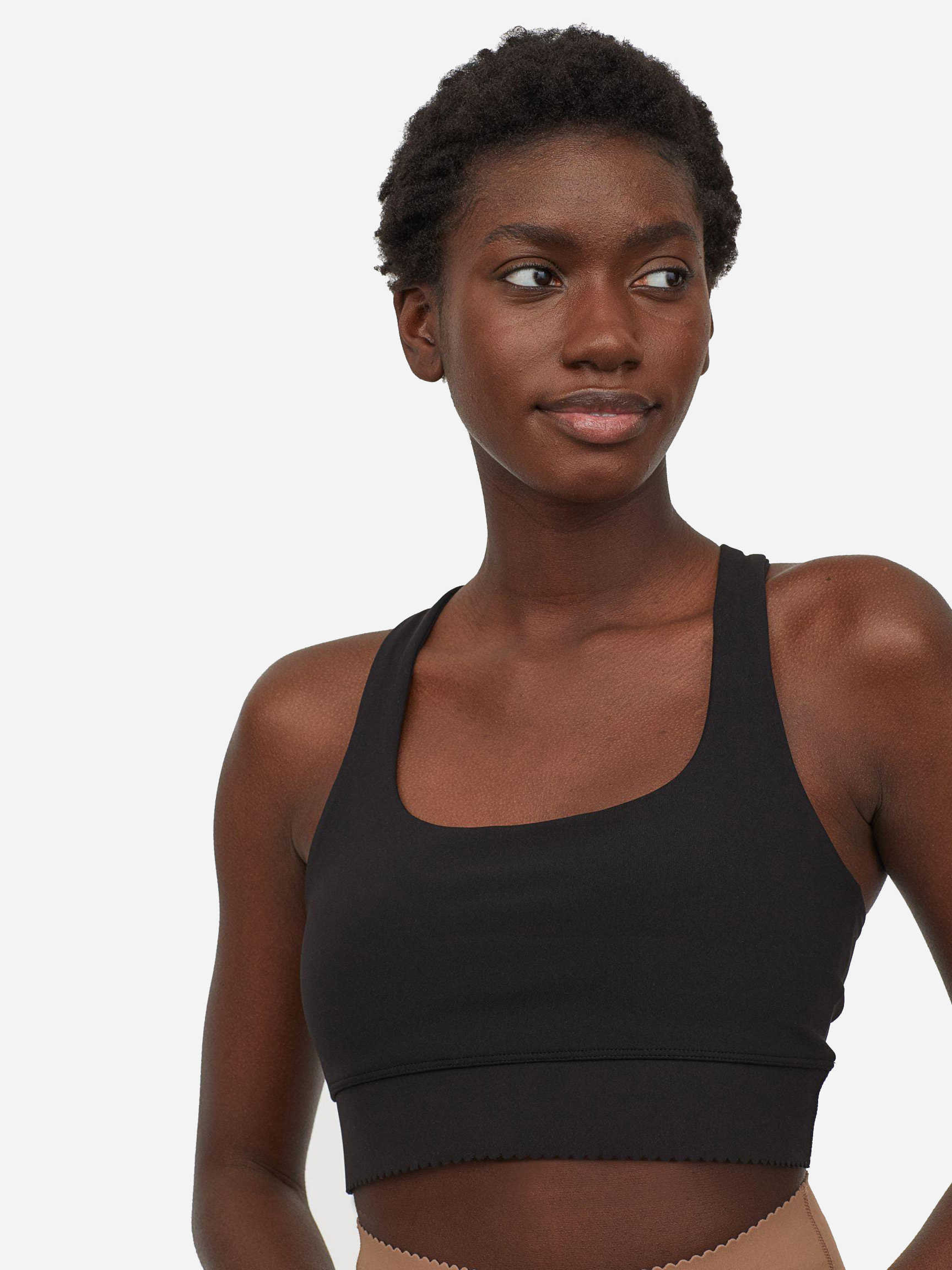 

Спортивный топ H&M XAZ207276ZLIT  Черный, Спортивный топ H&M XAZ207276ZLIT L Черный