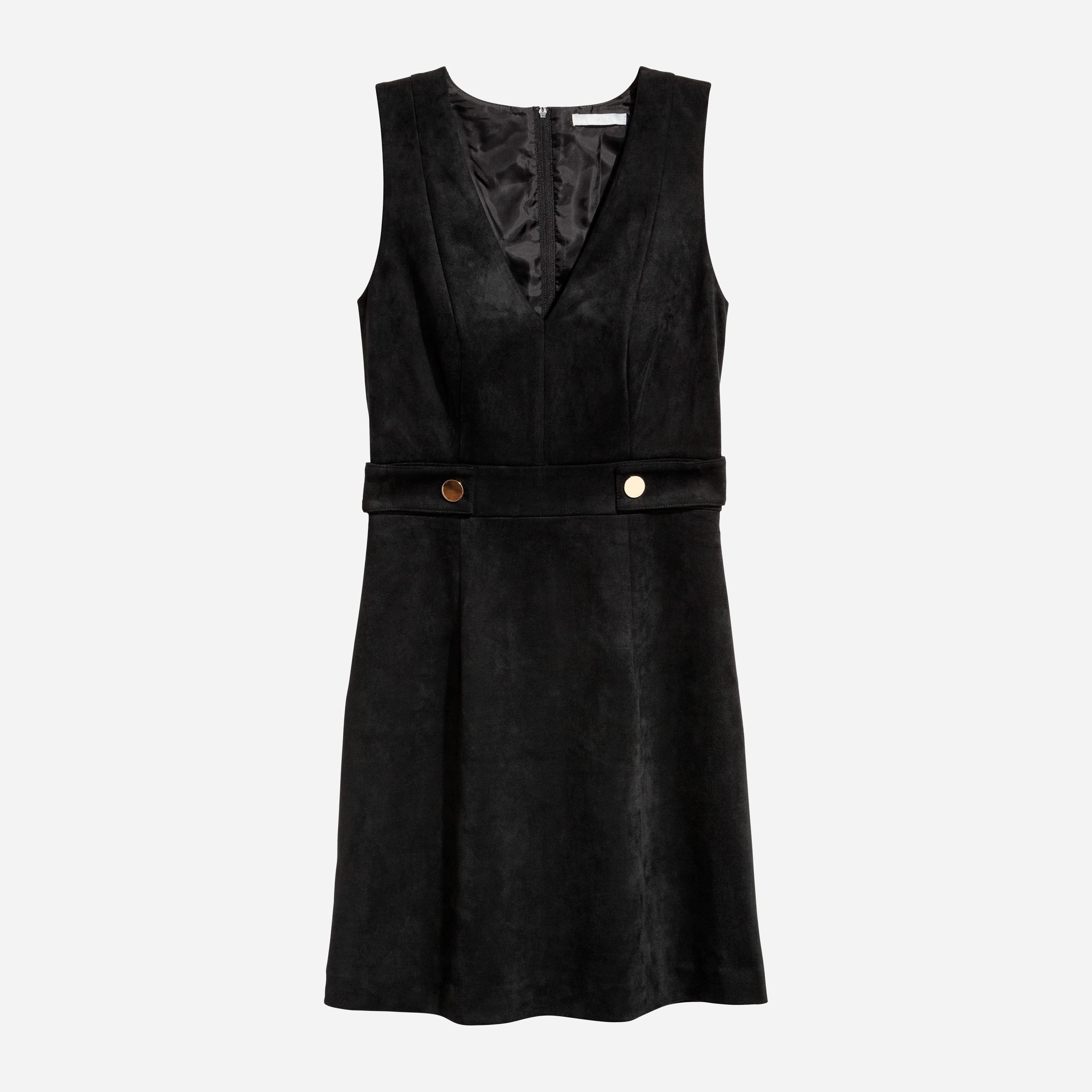

Платье из искусственной замши H&M XAZ072549PEHH 38 Черное