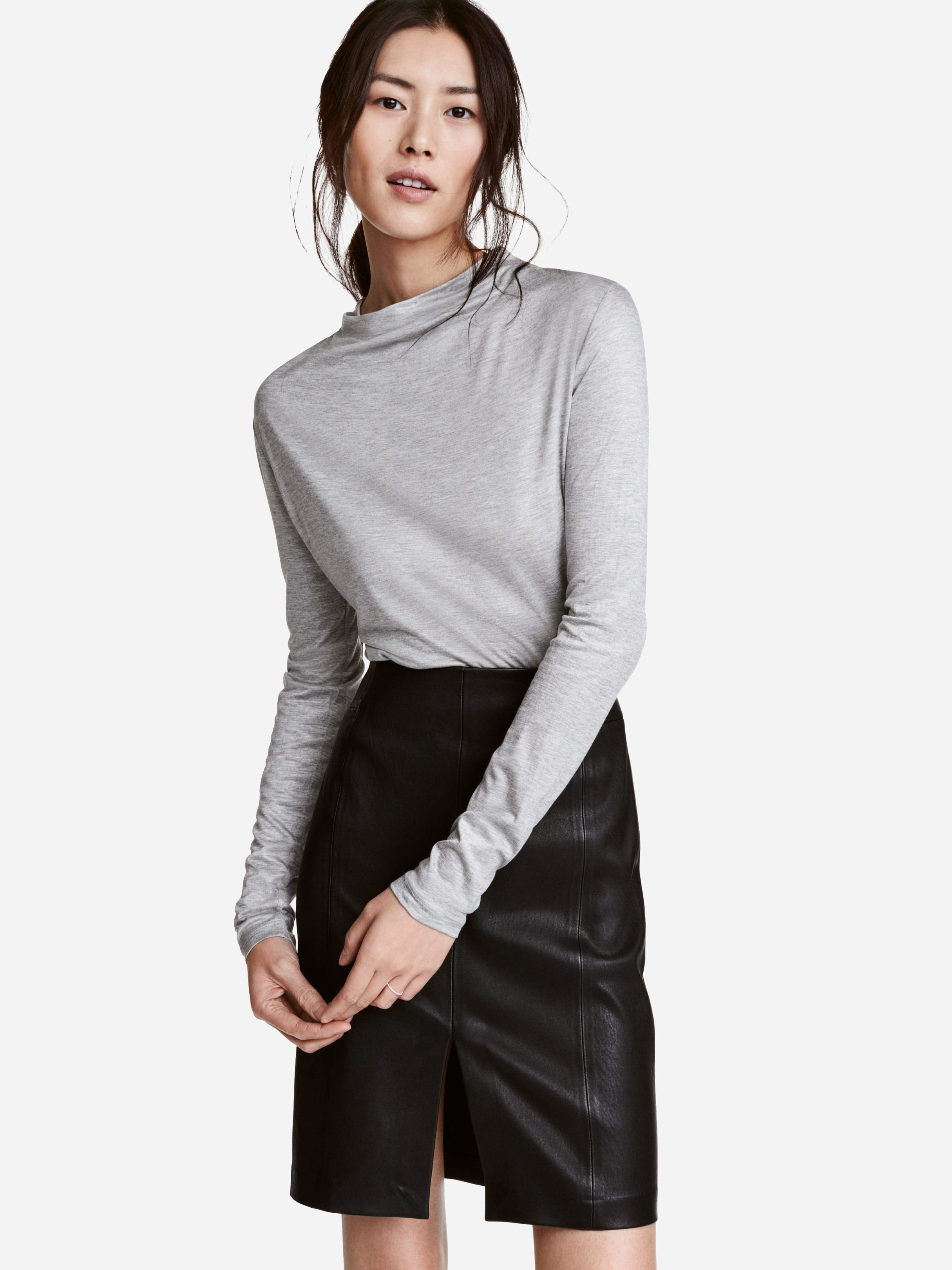 

Водолазка H& XAZ075107OFFZ  Серая, Водолазка H&M XAZ075107OFFZ M Серая