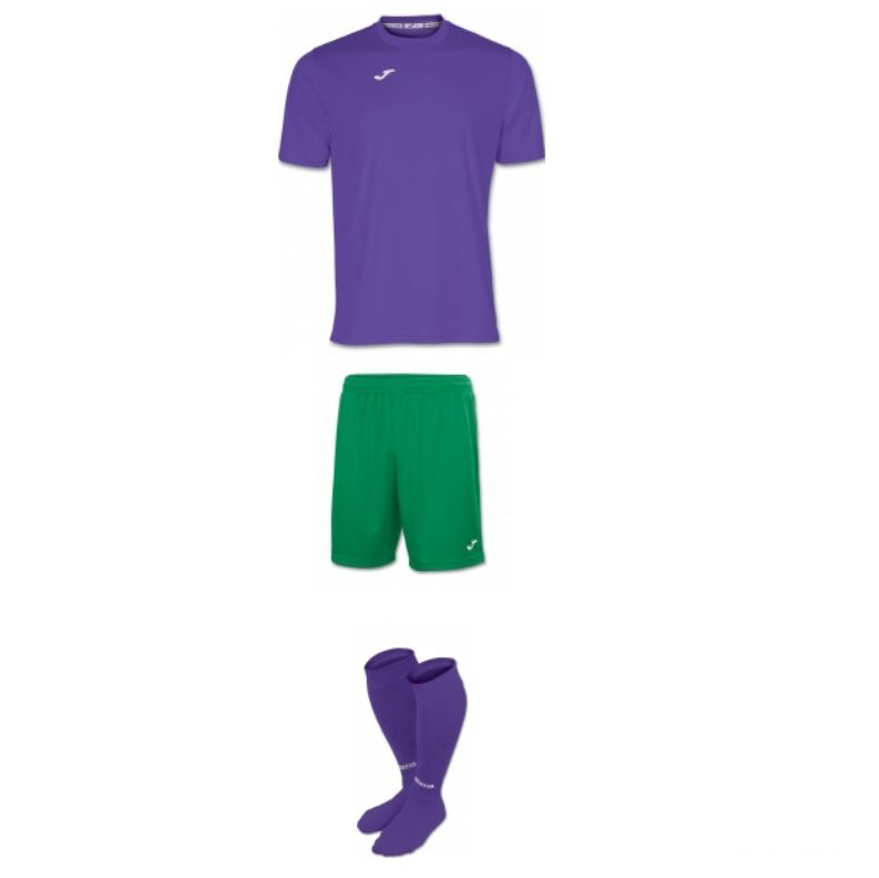 

Комплект футбольной формы фиолетовый Joma COMBI №22 XL