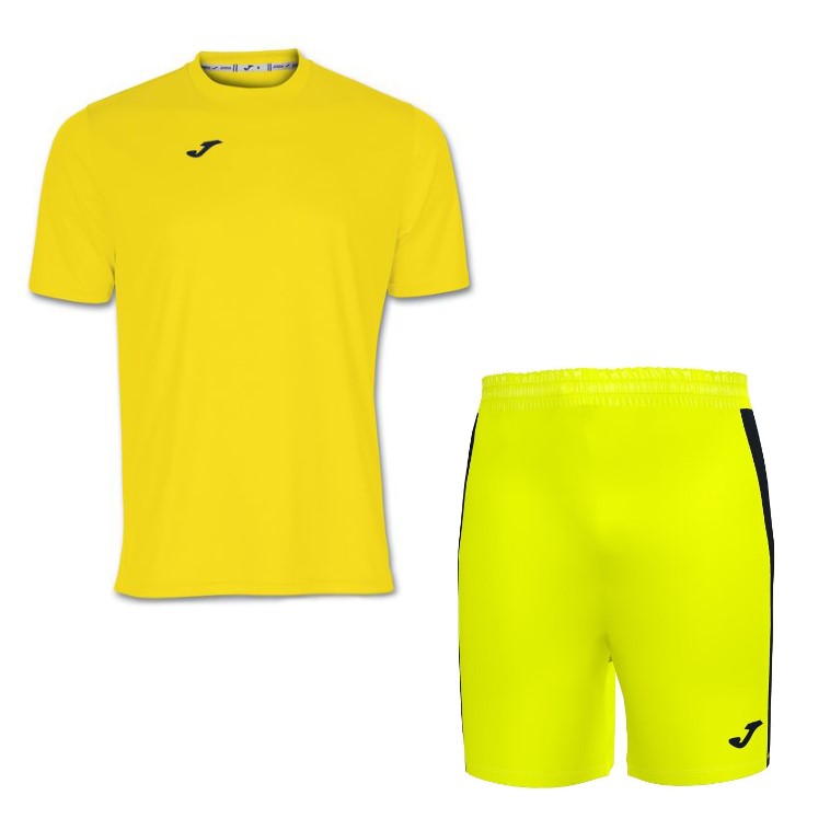 

Комплект футбольной формы Joma COMBI желто-черный XL 100052.900_101657.061