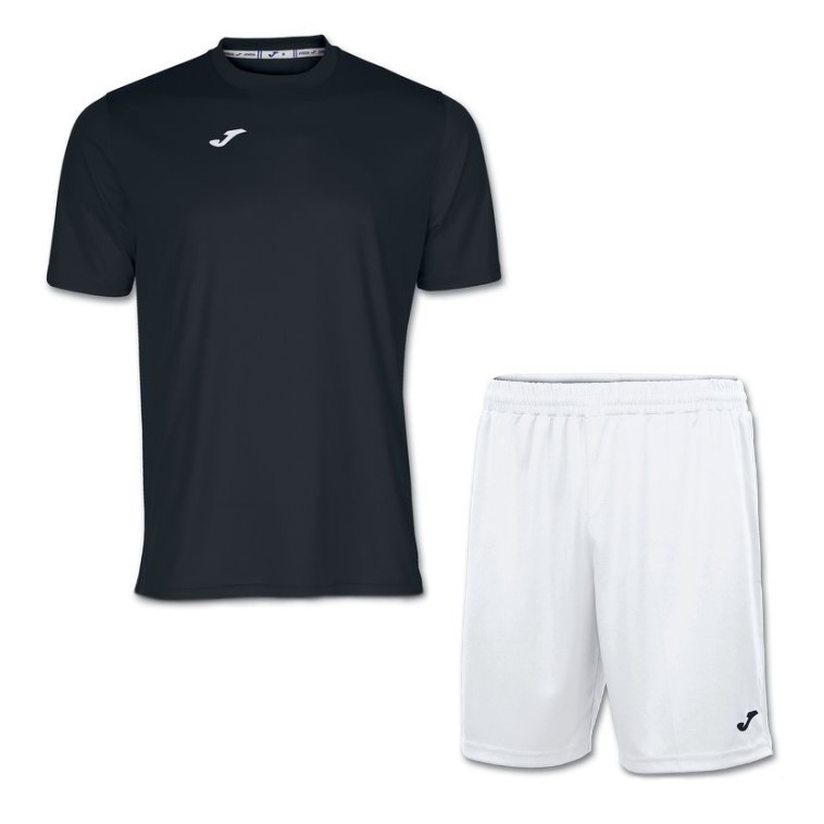 

Комплект футбольной формы Joma COMBI черно-белый M 100052.100_100053.200
