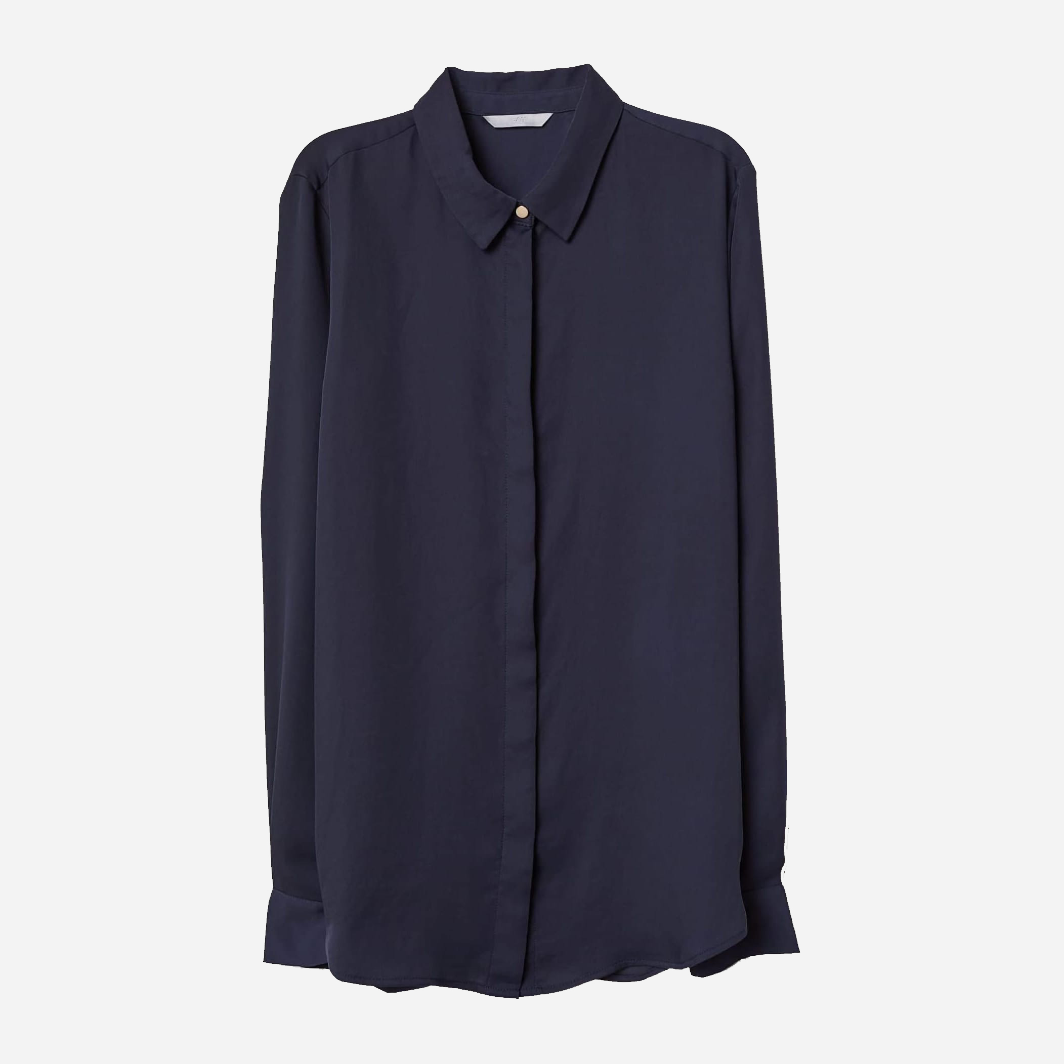 

Рубашка H&M XAZ145119QTRZ 36 Темно-синяя