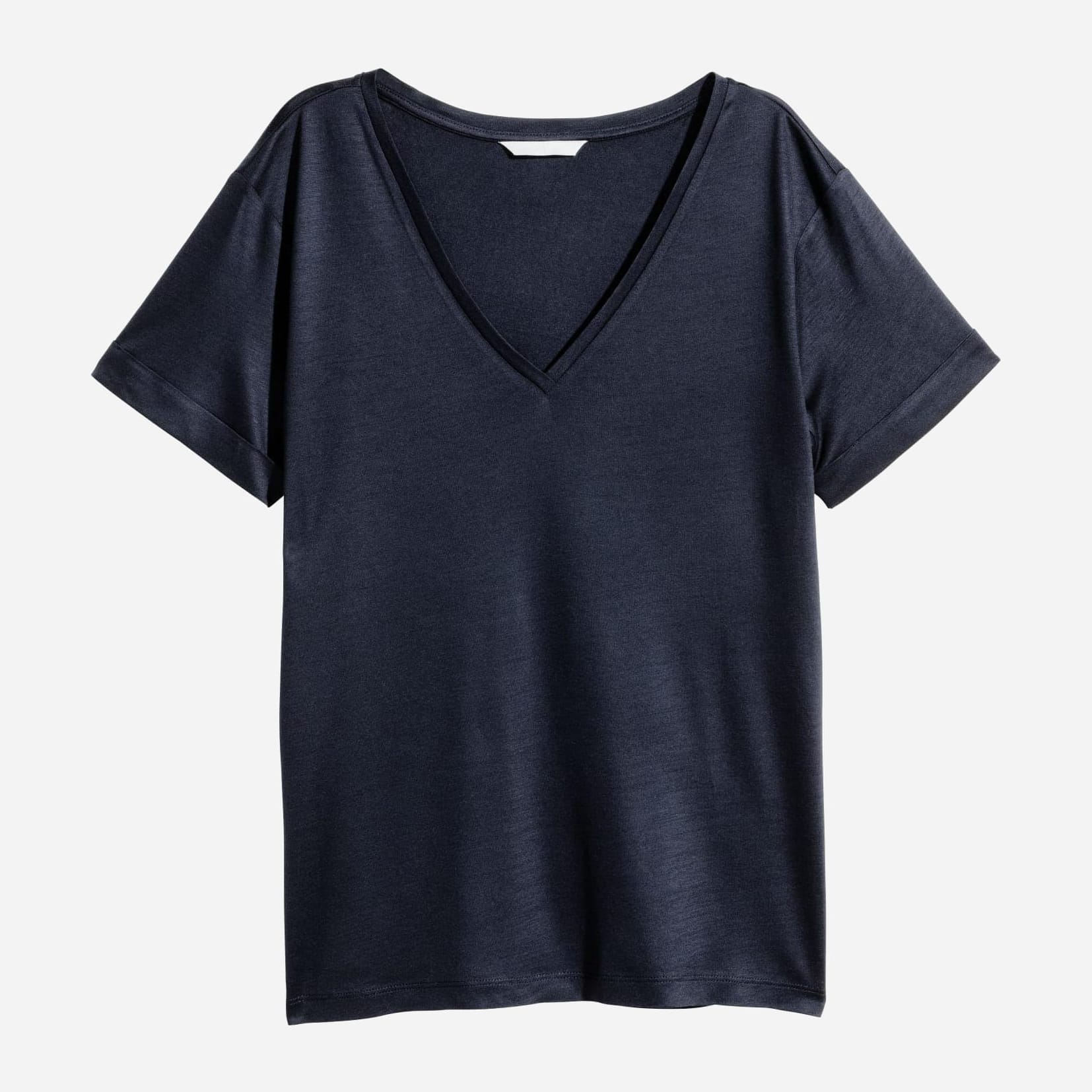 

Футболка H&M XAZ152402VNGD  Темно-синяя, Футболка H&M XAZ152402VNGD XS Темно-синяя