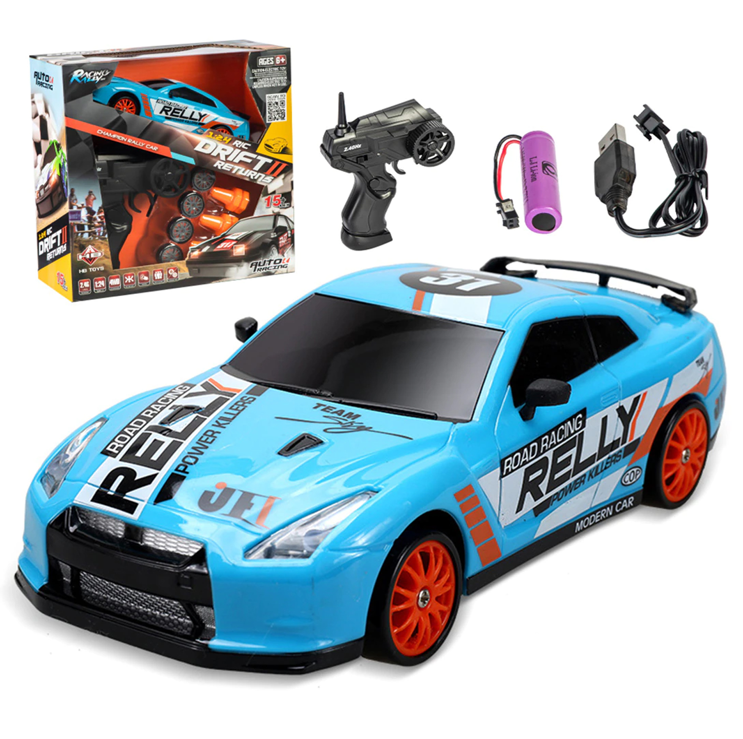 Машинка для дрифта на радиоуправлении HB Toys Nissan GT-R 4WD / Ниссан ГТР  на радиоуправлении дрифт голубой – фото, отзывы, характеристики в  интернет-магазине ROZETKA от продавца: OnixxToys | Купить в Украине: Киеве,