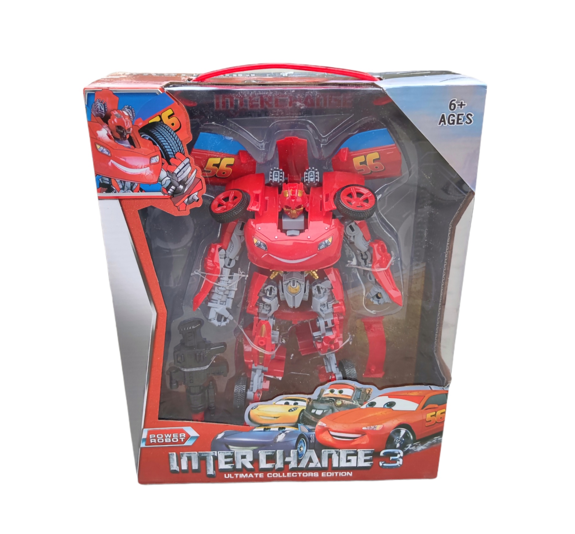 

Игрушка Transformer трансформер робот Молния Маквин из мультфильма Тачки 5533-138 (размер 21 см)