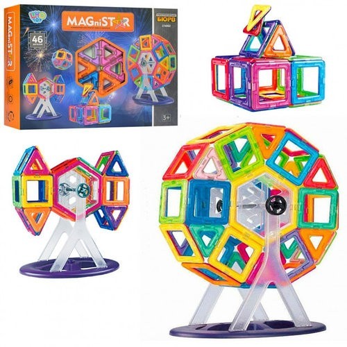 

Магнитный конструктор LT4002 46 деталей Magnistar Limo toy