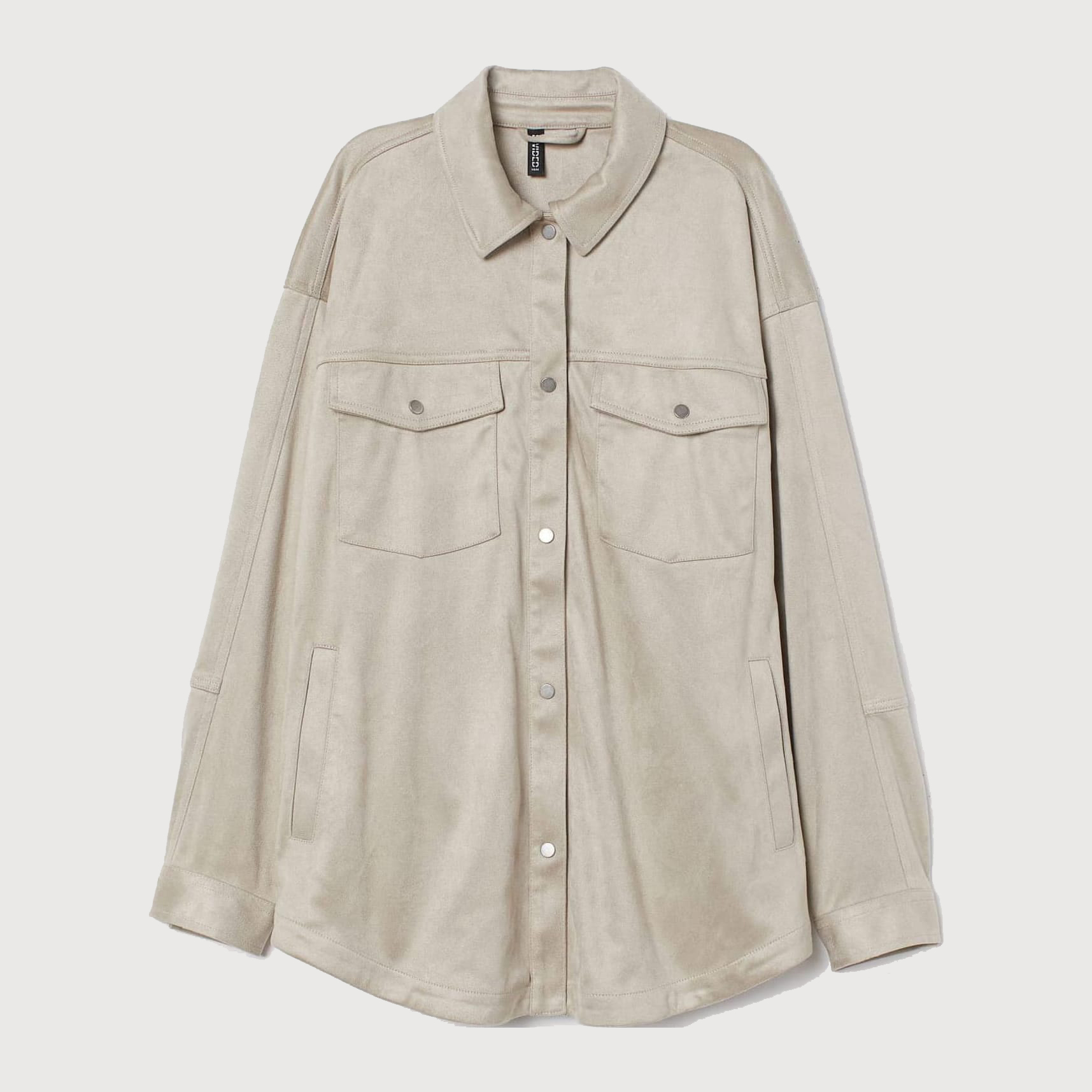 

Куртка из искусственной замши H&M XAZ232418WAIP  Светло-бежевая, Куртка из искусственной замши H&M XAZ232418WAIP S Светло-бежевая